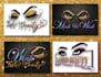 design luxury and beautiful eye lashes and beauty logo