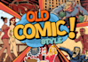 draw old retro distressed comic illustration