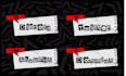 create a clean simple look twitch panels