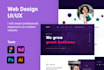 creat modren and professional websites