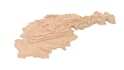 do 3d printed model of topography, terrain