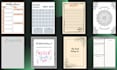 design KDP low content book, planner, journal, workbook, interior and cover