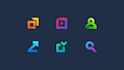 do icon set design for web and app