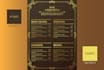 design creative, modern restaurant food menu
