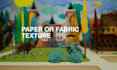 animate your illustrations in a handmade paper art style