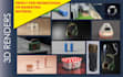 provide 3d cad design modelling and 3d photorealistic rendering using solidworks