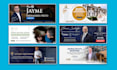 design facebook, linkedin, and twitter headers, covers, or social media banners