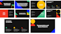 design premium powerpoint presentation and template slides