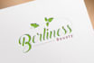 unique  feminine elegant hand drawn  business logo design
