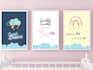 create attractive nursery poster wall art