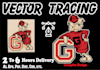 vector tracing or redraw any image