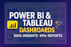 do powerful dashboards and data visualizations in tableau