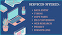 do data entry projects I am data entry professional