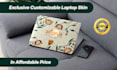 design sleek laptop back cover, skins and mobile cover