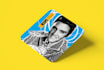 design graphic coaster with 3d mockups