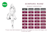 create branded size chart or size guide