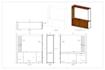 do technical drawing interior furniture design and 3d model