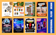 design corporate flyer, brochure, event poster, menu for business