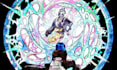 create a custom fantasy illustration in digital vitral style