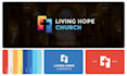 design modern ministry, church logo and brand identity with full branding kit