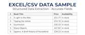 do web scraping, data extraction from any website