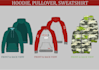 do amazing hoodie, sweatshirt, pullover sketch and tech pack