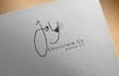 do cartoon face handwritten logo