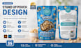 do stand up pouch design, bag design, mylar bag packaging design