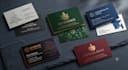 create a modern luxury minimalist business card design
