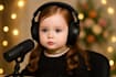 create viral baby talking podcast, ai baby podcast video