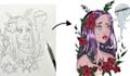 convert your drawing into digital illustration