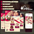 design amazing hair extension, salon, beauty, women flyers