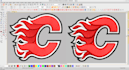 any embroidery cap patch convert image to emb dst digitize