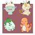 draw cute pokemon doodle art style