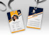 design your professional modern identity card