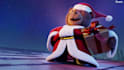 make teddy santa christmas greeting