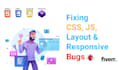 do html css javascript bug fixing