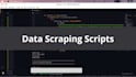 program data scraping scripts with python