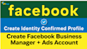 create a facebook business page setup, and cover design