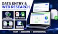 be virtual assistant for 3 hours, data entry and wordpress