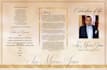 design modern obituary, funeral program in 1hr