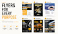 design a professional business flyer or promotional flyer