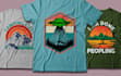 do a creative retro vintage tshirt design