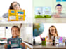 do 10 different black children book mockups mock ups