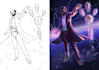 color comic pages, character designs, and posters professionally