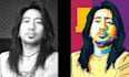 make your portrait into colorful wpap pop art