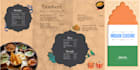 design traditional indian restaurant menu