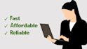 do typing work with fast and reliable delivery