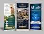design professional roll up banner and retractable banner
