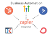 complete business automation setup with CRM and zapier